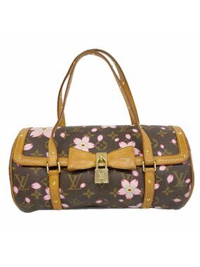 Louis Vuitton Handbag Monogram Cherry Blossom Papillon Brown
